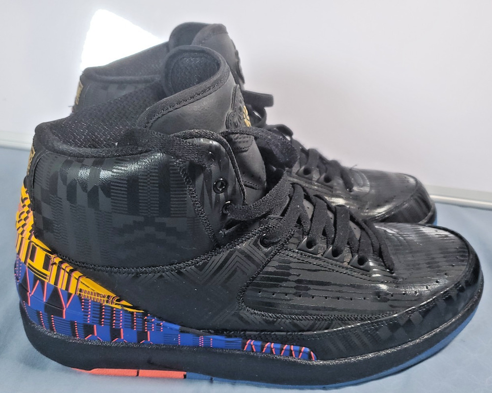 Nike Air Jordan 2 Retro BHM Black History Month 2019 BQ7618-007 Men Size 11